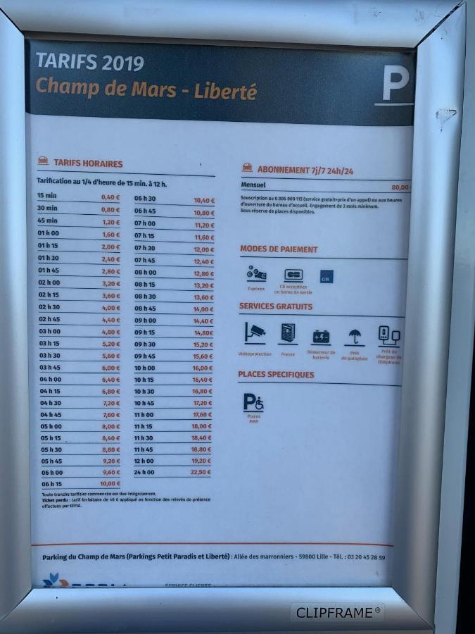 Peniche Coeur De Lille Citadelle Terrasse 24H24H Access Hotel ภายนอก รูปภาพ